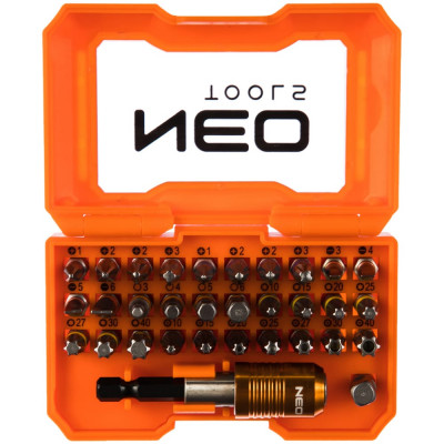Neo tools насадки с держателем, набор 32 шт 06-106