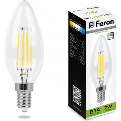 Светодиодная лампа FERON LB-166 7W 230V E14 4000K 25871