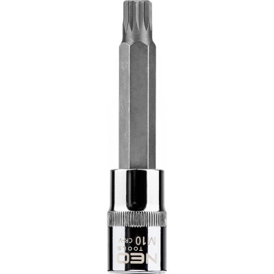 Neo tools насадки spline, набор m10x100 мм 08-743