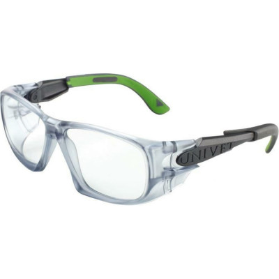 Univet открытые защитные очки c боковой защитой, покрытие vanguard plus 5x9.03.00.00