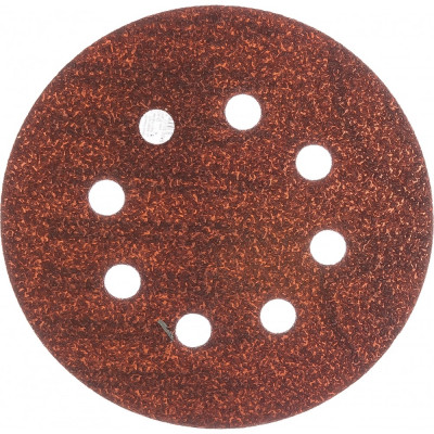 Klingspor шлиф-круг на липучке для обработки дерева и метелла с отверстиями ф125; р60; 8 отверстий 270337