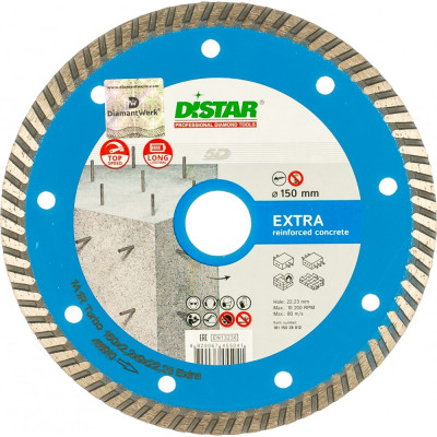Алмазный диск по армированному бетону DiStar Extra 10115028012