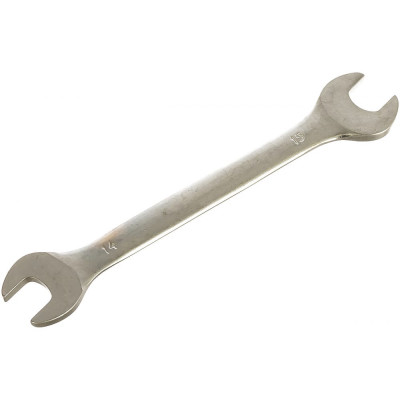 Hardax ключ гаечный рожковый cr-v, матовая полировка, 14x15 мм /шт./ 43-3-014