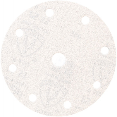 Klingspor шлиф-круг на липучке для обработки красок, лаков и шпаклевок с отверстиями ф150мм; р100; 8 отверстий 143131