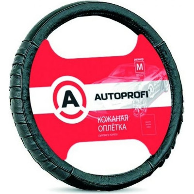Autoprofi оплётка руля ap-470 bk m