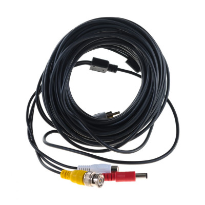 Ivue кабель 20 метров. питание + видео + аудио артикул cpva20-ahd