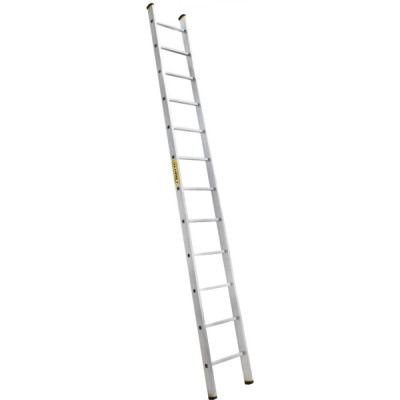 Алюмет лестница односекционная алюминиевая профессиональная. серия р1 9118