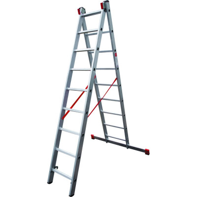 Новая высота лестница двухсекционная 2x9 604209