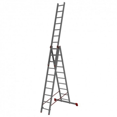 Новая высота лестница трёхсекционная усиленная 3x10 614310