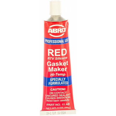 Abro герметик прокладок высокотемпературный красный usa 85г 11-ab-rw