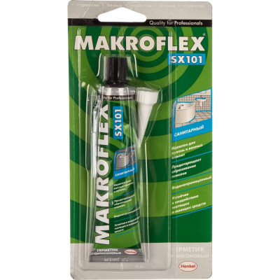Санитарный силиконовый герметик Makroflex SX101 тов-166552
