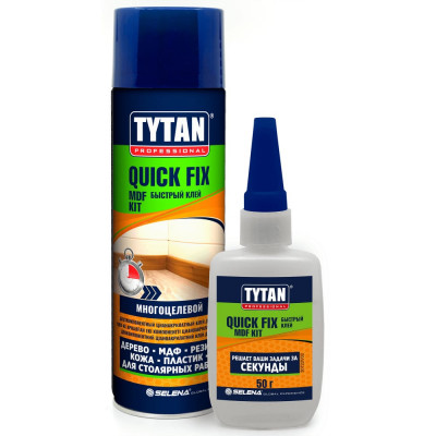 Двухкомпонентный цианакрилатный клей для МДФ Tytan PROFESSIONAL 62925Р