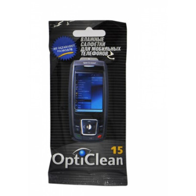 Очищающие влажные салфетки для мобильных телефонов Авангард OPTI CLEAN OC-48176