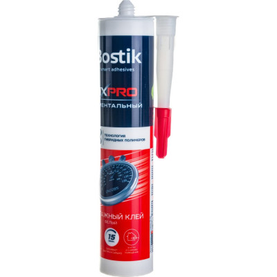Bostik fixpro монтажный клей гибрид моментальный белый 280 мл 12013927