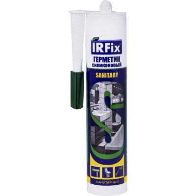 Irfix герметик силиконовый санитарный бесцветный 310мл 20005
