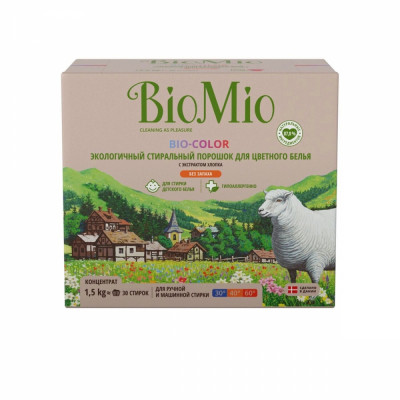 Стиральный порошок для цветного белья BioMio BIO-COLOR ПЦ-415/ 507.04081.0101