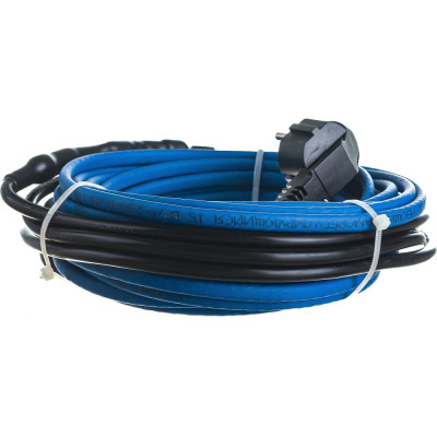 Саморегулирующийся греющий кабель на трубу REXANT 15MSR-PB 8M 51-0619