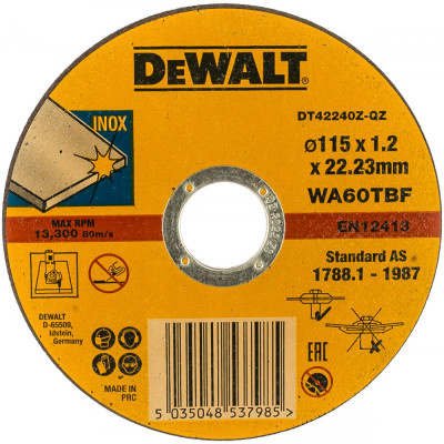 Отрезной круг по металлу Dewalt DT42240Z INDUSTRIAL