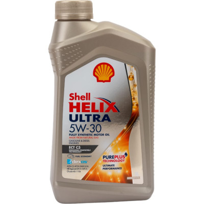 Синтетическое моторное масло SHELL Helix Ultra ECT С3 5w30 550046369