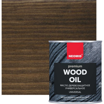 Деревозащитное масло NEOMID Premium Н-маслоPrem-0,75/палис