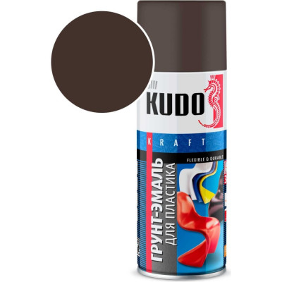 Универсальная эмаль-аэрозоль для пластика KUDO KU-6011