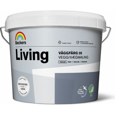 Beckers краска living vaggfarg 05 c гл/мат 9л 710000331