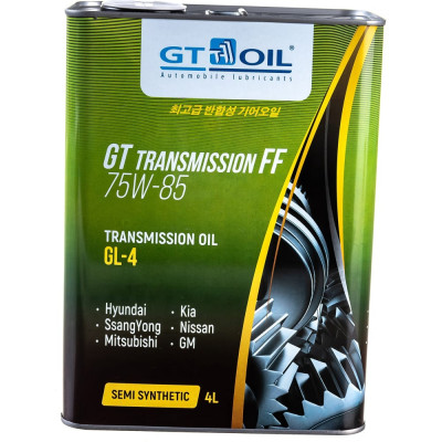 Масло GT OIL Transmission FF SAE 75W-85 API GL-4 8809059407806