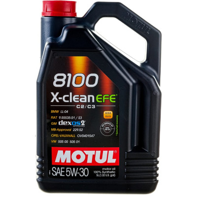 Моторное масло MOTUL 8100X-clean EFE 5W30 109471