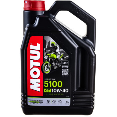 Моторное масло MOTUL 5100 4T SAE 10W40 104068