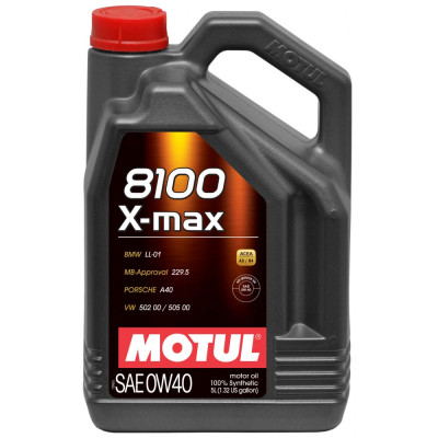 Синтетическое масло MOTUL 8100 X-max SAE 0W40 104533