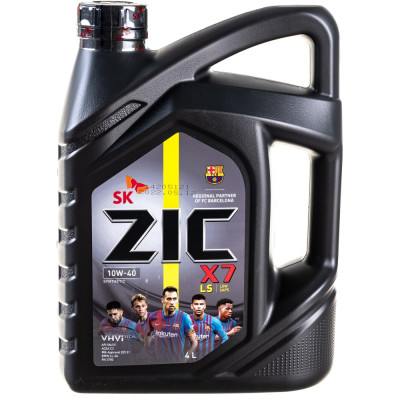 Синтетическое моторное масло zic X7 LS 10w40 162620