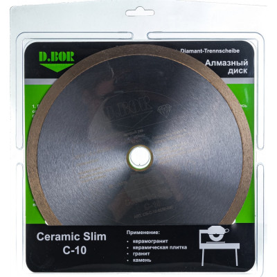 Алмазный диск D.BOR Ceramic Slim C-10 CS-C-10-0250-030