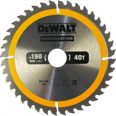 Пильный диск Dewalt DT1945 CONSTRUCT