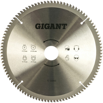 Gigant диск пильный по алюминию 216x30 мм; z100 g-11093