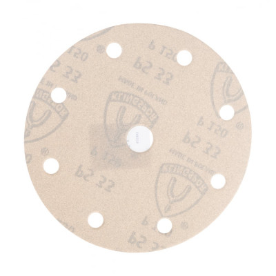 Klingspor шлиф-круг на липучке для обработки красок, лаков и шпаклевок с отверстиями ф150мм; р150; 8 отверстий 148379