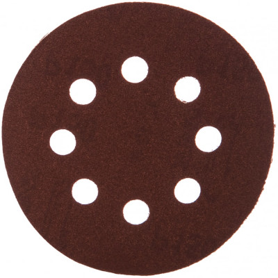 Mos круг шлифовальный, 125 мм, с отверстиями, набор 5 шт., p 150 39837м
