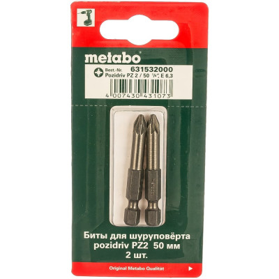 Metabo бит pz2x50 мм, 2 шт. 631532000