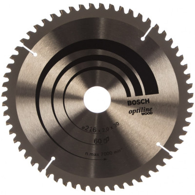 Циркулярный диск для торцовочных пил Bosch Optiline Wood 2608640433