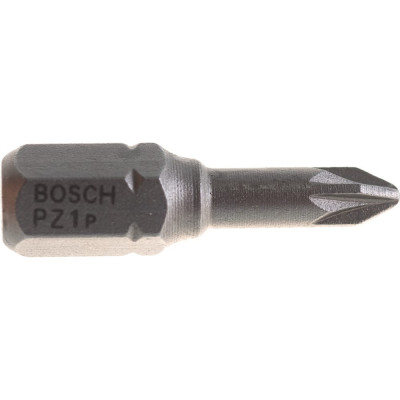 Bosch 3 бит 25мм pozidriv 1 xh 2607001554