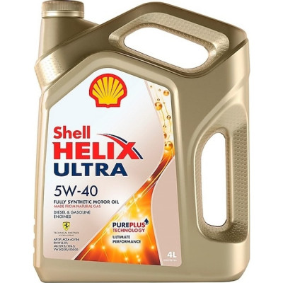 Синтетическое моторное масло SHELL Helix Ultra 5w40 550040755