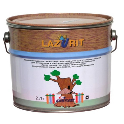 Goodhim декоративное покрытие для дерева lazurit орех, 2,7 л 73232