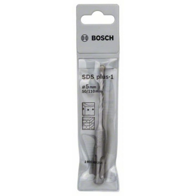 Bosch сверло по бетону sds plus-1, 5x50x110 2608680258
