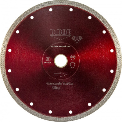 Алмазный диск D.BOR Ceramic Turbo Slim T-10 CTS-T-10-0180-025