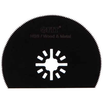 Fit hq полотно пильное фрезерованное дисковое прямое, bi-metall co 8%, 80 мм х 0,65 мм 37929