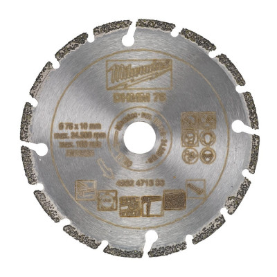 Алмазный диск для M12 FCOT Milwaukee DHMM 4932471333