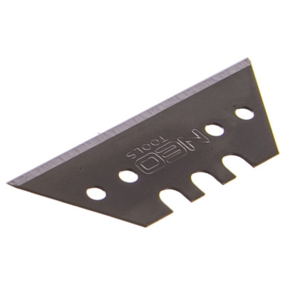 Neo tools лезвия трапециевидные сменные, 5 шт., толщина 0.65 мм 64-410