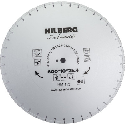 Отрезной алмазный диск Hilberg Hilberg Hard Materials HM113