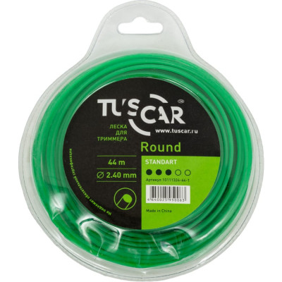 Леска для триммера TUSCAR Round Standart 10111324-44-1