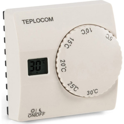 Проводной комнатный термостат Бастион TEPLOCOM TS-2AA/8A 911