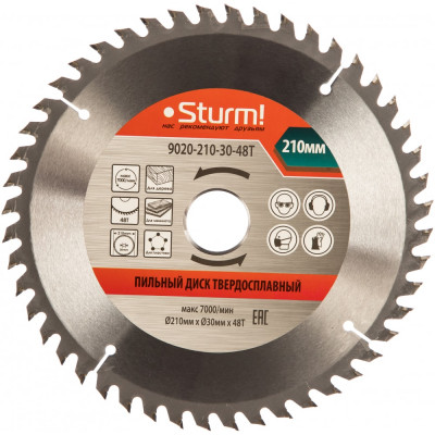 Пильный диск Sturm 9020-210-30-48T